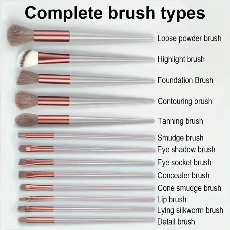 kit Soft makeup brush set