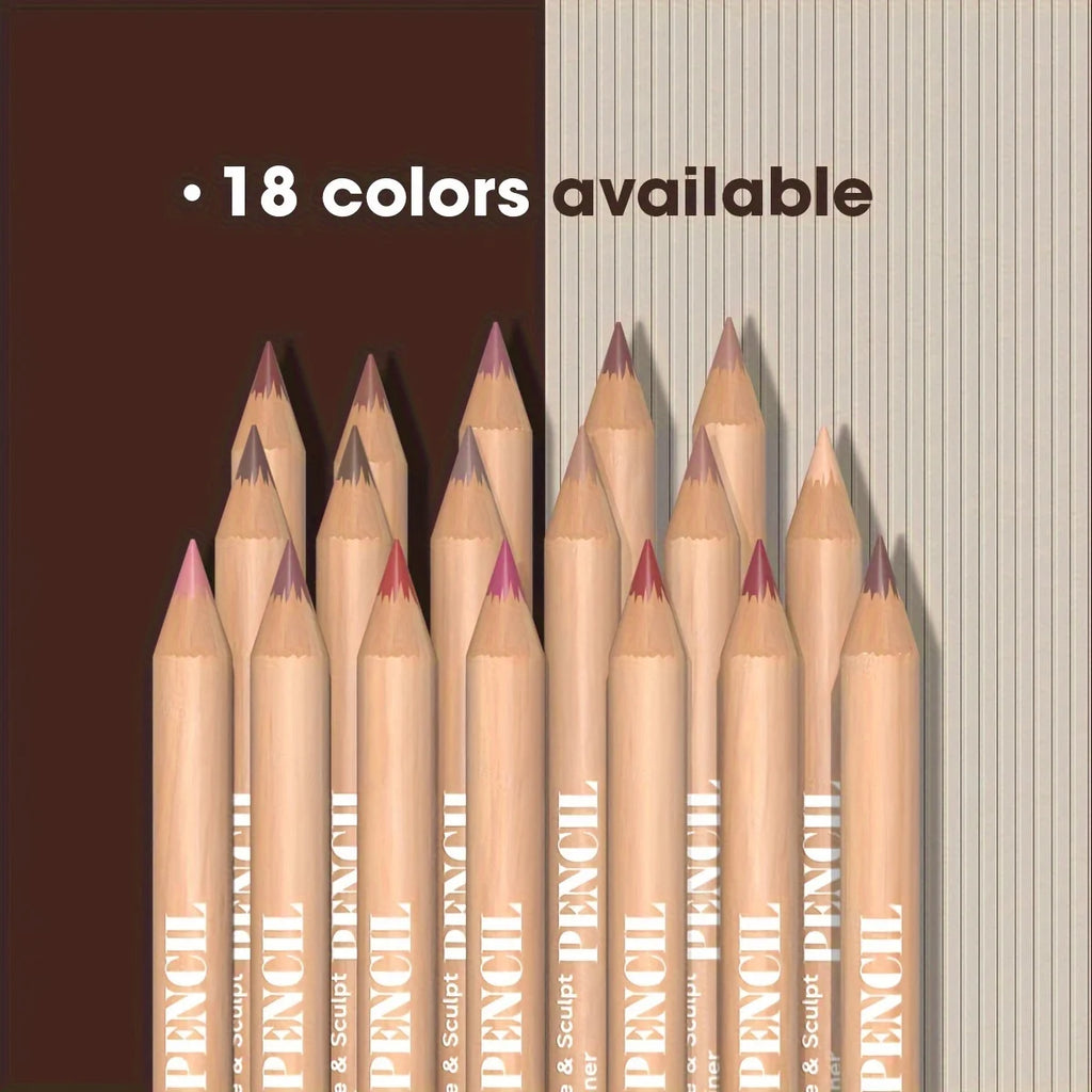 6pcs Velvet Matte Lip Liner Pencils Set Long-Lasting Non-Drying Perfect for Lining Filling Lips Versatile for All Skin Typ